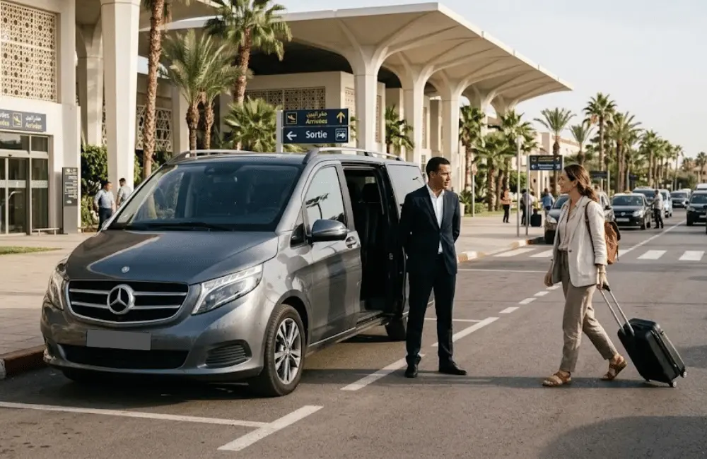 Taxi Aéroport Marrakech – Navette Privée vers la Médina et Riad