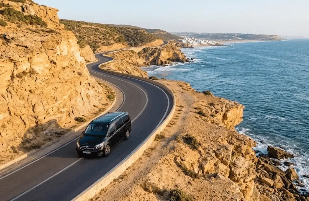 Taxi Essaouira Taghazout – Road Trip Côtier & Transport Surf